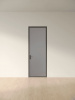 Межкомнатная дверь Slim Door 1 Черный Закаленное графит сатинат