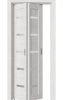 Межкомнатная дверь RE1 со Складной Системой BOOK Бетон Лайт
