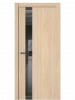 Межкомнатная дверь Альфа с ABS кромкой Сенди Чёрное Lacobel