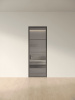 Межкомнатная дверь Slim Door 7 Черный Закаленное рифленое графитовое