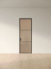 Межкомнатная дверь Slim Door 6 Черный Закаленное бронза сатинат