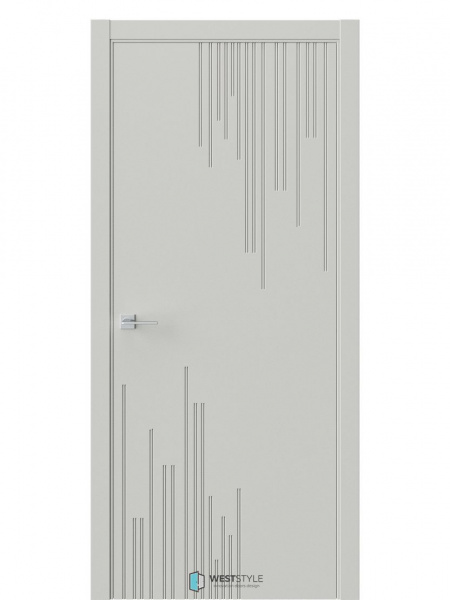 Межкомнатная дверь PRIME 5 RAL 7038