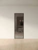 Межкомнатная дверь Slim Door 5 Черный Закаленное отражение графит