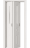 Межкомнатная дверь MONTE 8 со Складной Системой BOOK Белое дерево
