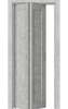 Межкомнатная дверь RE4 со Складной Системой BOOK Бетон смоки