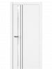 Межкомнатная дверь Стелла 3ML с ABS кромкой Emlayer белый Аляска Lacobel