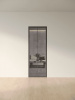 Межкомнатная дверь Slim Door 2 Черный Закаленное графитовое