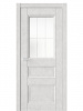 Межкомнатная дверь Demiss 12 Бетон Лайт Белое Сатинат