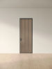Межкомнатная дверь Slim Door 16 Черный Закаленное бронза сатинат