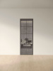 Межкомнатная дверь Slim Door 4 Черный Закаленное графитовое