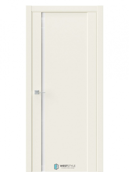Межкомнатная дверь F30 Emlayer бежевый Аляска Lacobel