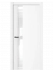 Межкомнатная дверь Альфа с ABS кромкой Emlayer белый Аляска Lacobel