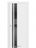 Межкомнатная дверь IN38 Emlayer белый Чёрное Lacobel