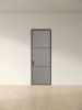 Межкомнатная дверь Slim Door 6 Черный Закаленное графит сатинат