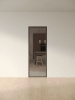 Межкомнатная дверь Slim Door 9 Черный Закаленное отражение графит