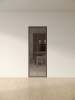 Межкомнатная дверь Slim Door 3 Черный Закаленное отражение графит