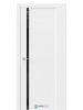 Межкомнатная дверь F30 Emlayer белый Чёрное Lacobel