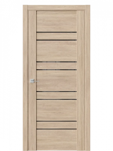 Межкомнатная дверь V27 Брандо Чёрное Lacobel