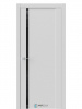 Межкомнатная дверь F30 Emlayer серый Чёрное Lacobel