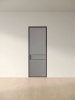 Межкомнатная дверь Slim Door 9 Черный Закаленное графит сатинат