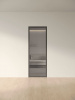 Межкомнатная дверь Slim Door 1 Черный Закаленное рифленое графитовое