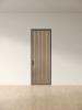 Межкомнатная дверь Slim Door 13 Черный Закаленное бронза сатинат