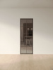 Межкомнатная дверь Slim Door 4 Черный Закаленное отражение графит