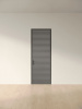 Межкомнатная дверь Slim Door 15 Черный Закаленное графит сатинат