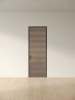 Межкомнатная дверь Slim Door 15 Черный Закаленное бронза сатинат