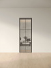 Межкомнатная дверь Slim Door 4 Черный Закаленное осветленное