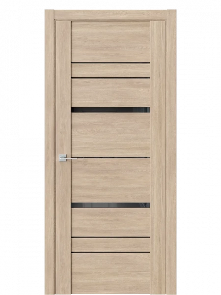 Межкомнатная дверь V28 Брандо Чёрное Lacobel